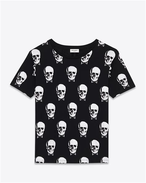 ysl skull shirt|Saint Laurent.